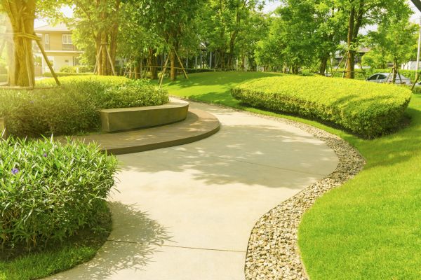 Cement Walkway Installation in Tulsa